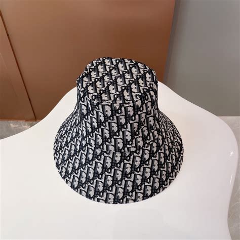 christian dior bucket hat black|dior bucket hat size.